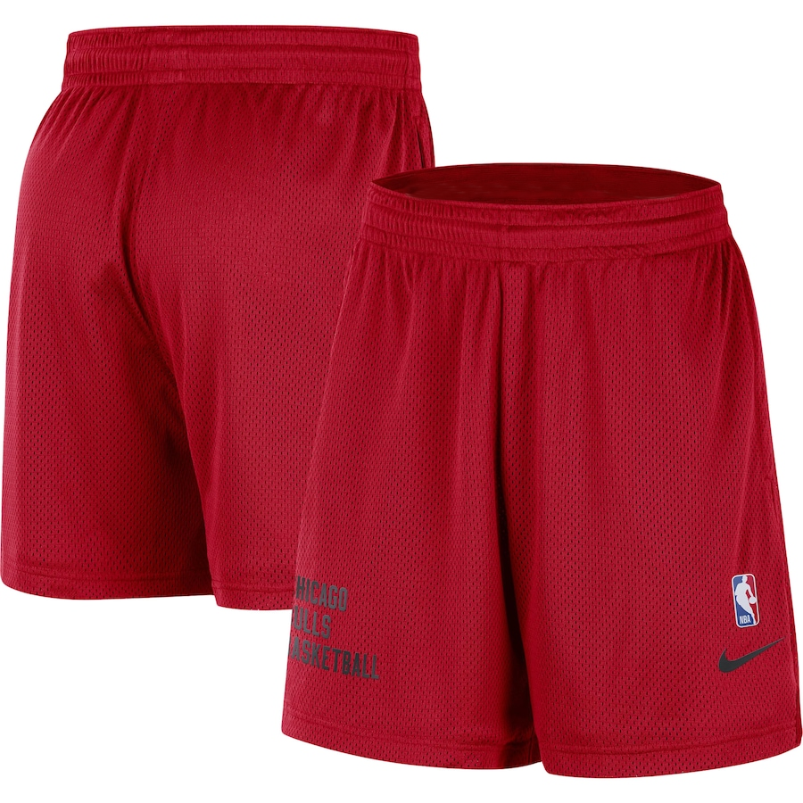 2024 Men NBA Chicago Bulls  red shorts